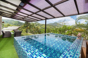 Nature and Sea View Terrace, Designer 2BR Villa Natural Touch A1, Kamala